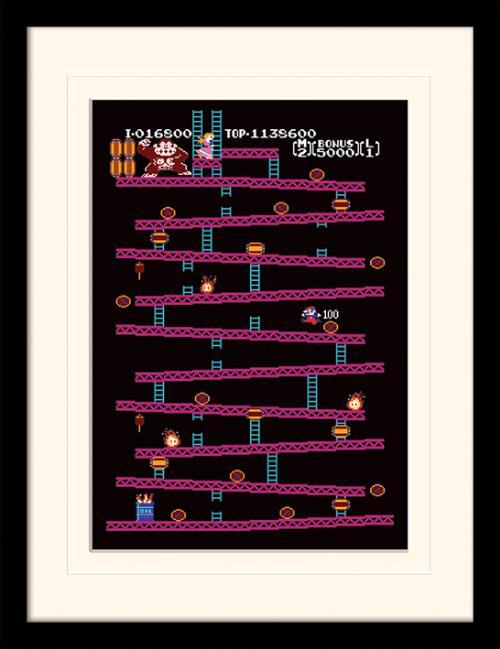 Super Mario - Donkey Kong - Gerahmter Kunstdruck | yvolve Shop