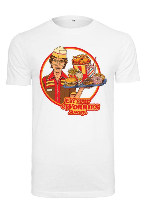 Steven Rhodes - Eat Your Worries - T-Shirt | yvolve Shop