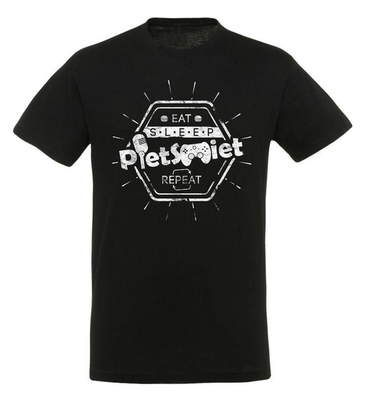PietSmiet - Eat Sleep PietSmiet Repeat - T-Shirt | yvolve Shop