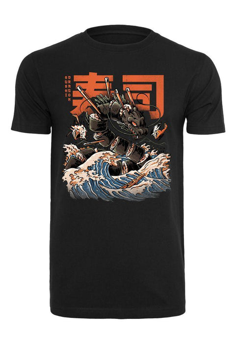 Ilustrata - Black Sushi Dragon - T-Shirt | yvolve Shop