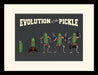 Rick and Morty - Evolution of the Pickle - Gerahmter Kunstdruck | yvolve Shop