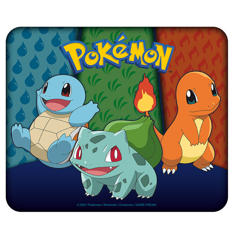 Pokémon - Starters Kanto - Mauspad | yvolve Shop