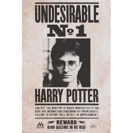 Harry Potter - Undesirable No 1 - Poster | yvolve Shop