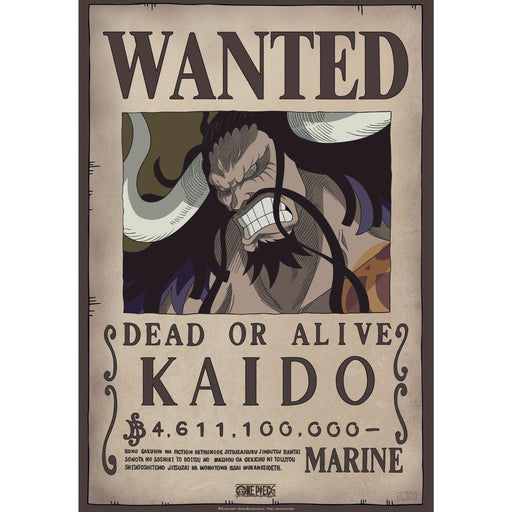 One Piece - Wanted Kaido - Poster | yvolve Shop