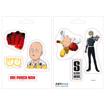 One Punch Man - Saitama and Icons - Sticker | yvolve Shop