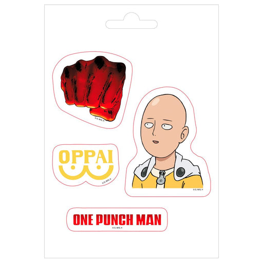One Punch Man - Saitama and Icons - Sticker | yvolve Shop