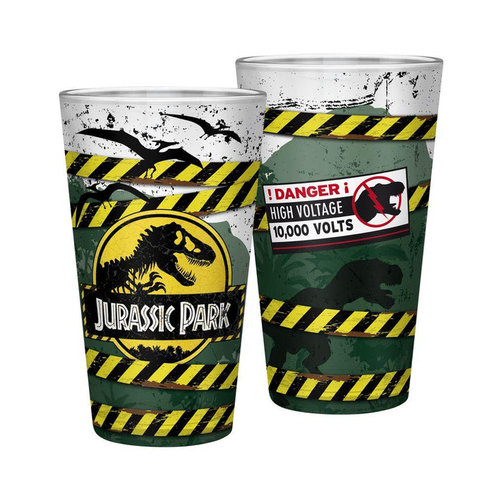 Jurassic Park - Danger High Voltage - XXL-Trinkglas | yvolve Shop