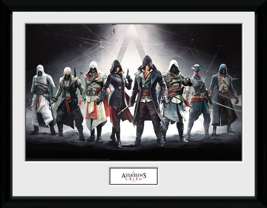 Assassin's Creed - Characters - Gerahmter Kunstdruck | yvolve Shop