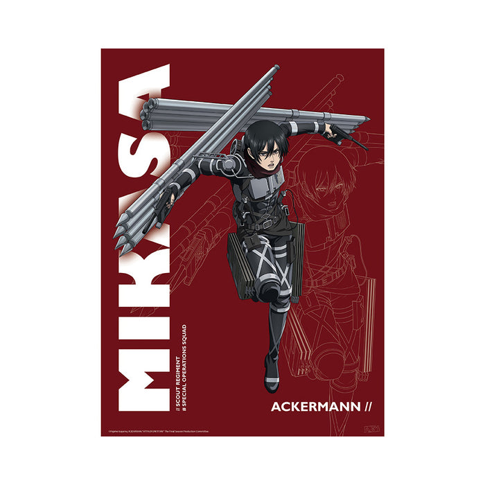 Attack on Titan - Season 4 Mikasa - Poster | yvolve Shop