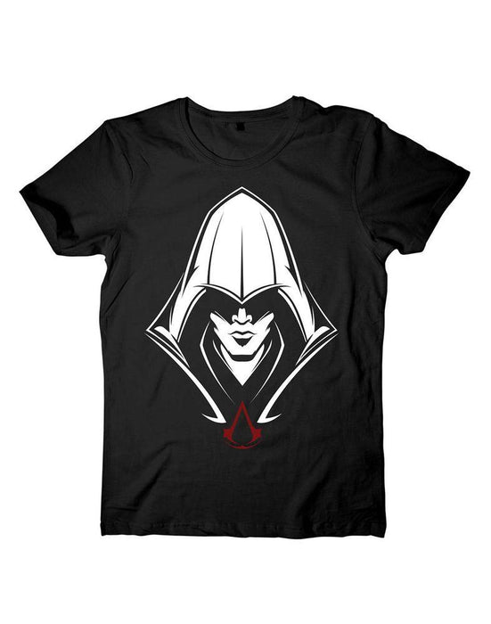 Assassin's Creed - Black Hooded Assassin - T-Shirt | yvolve Shop