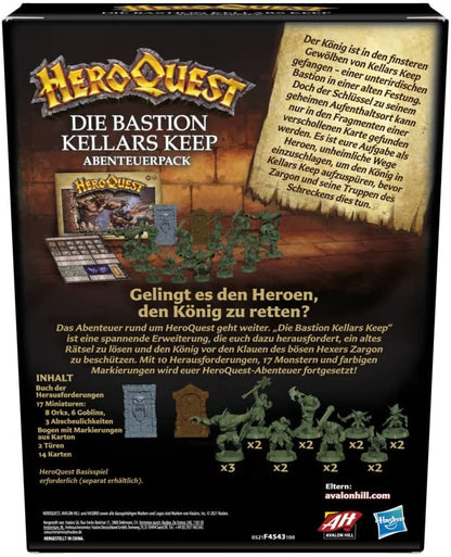 Hero Quest - Die Bastion Kellars Keep - Brettspiel | yvolve Shop