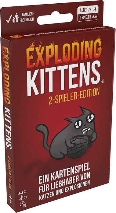 Exploding Kittens - 2-Spieler Edition - Kartenspiel Deutsch | yvolve Shop