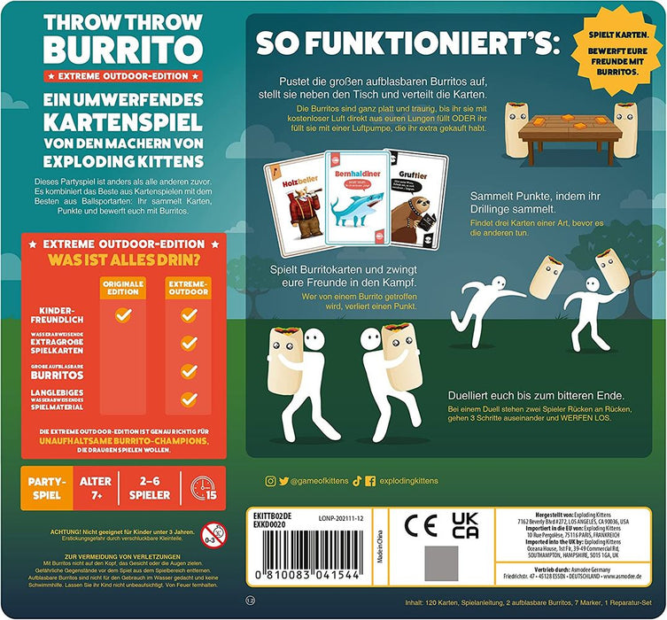 Throw Throw Burrito - Extreme Outdoor-Edition Deutsch