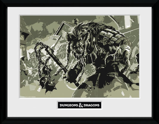 Dungeons &amp; Dragons - Gnoll - Framed Art Print