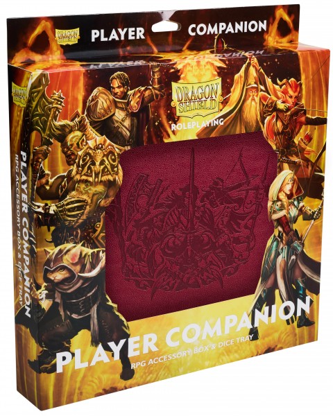 Dragon Shield - RPG Player Companion - Blood Red | yvolve Shop