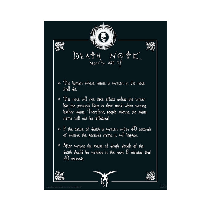 Death Note - Light & Rules - 2 Poster-Set | yvolve Shop