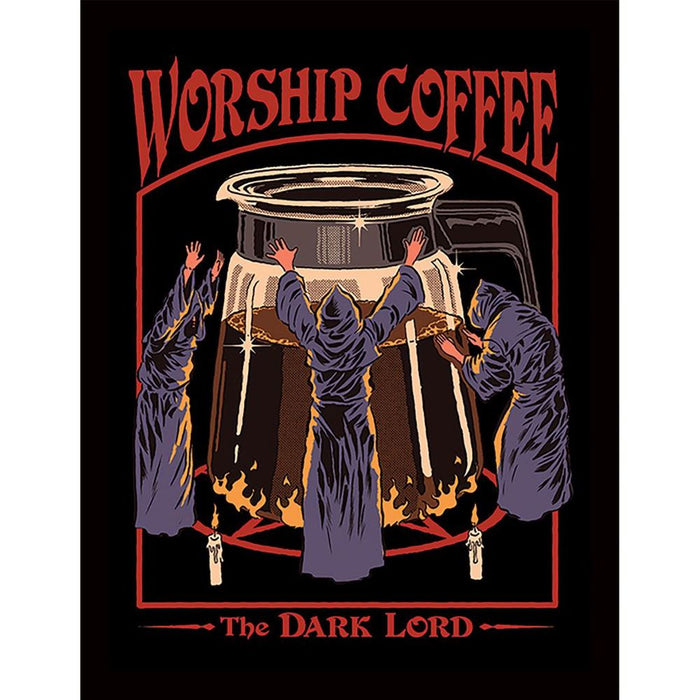 Steven Rhodes - Worship Coffee - Gerahmter Kunstdruck | yvolve Shop