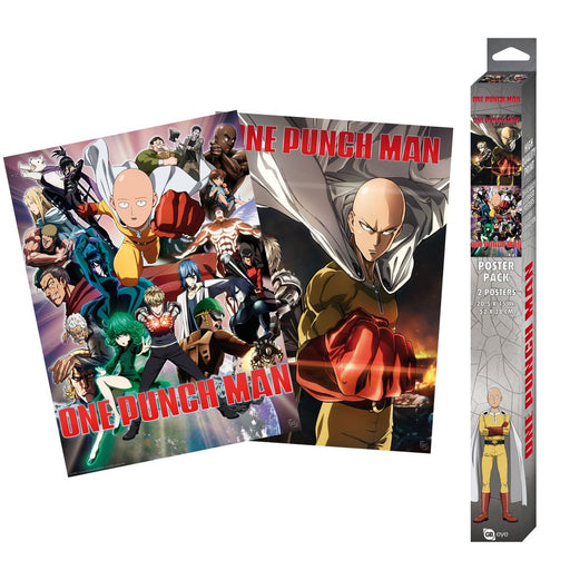 One Punch Man - Saitama & Genos - 2 Poster-Set | yvolve Shop