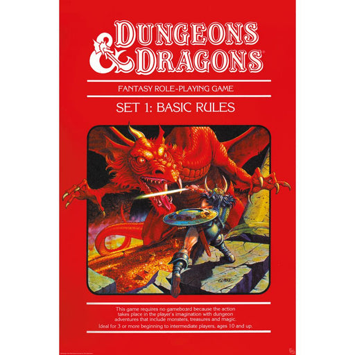 Dungeons & Dragons - Basic Rules - Poster | yvolve Shop
