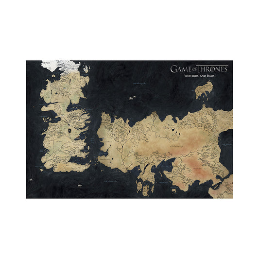 Game of Thrones - Westeros Map - Poster | yvolve Shop