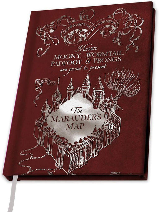 Harry Potter - Karte des Rumtreibers - Notizbuch | yvolve Shop