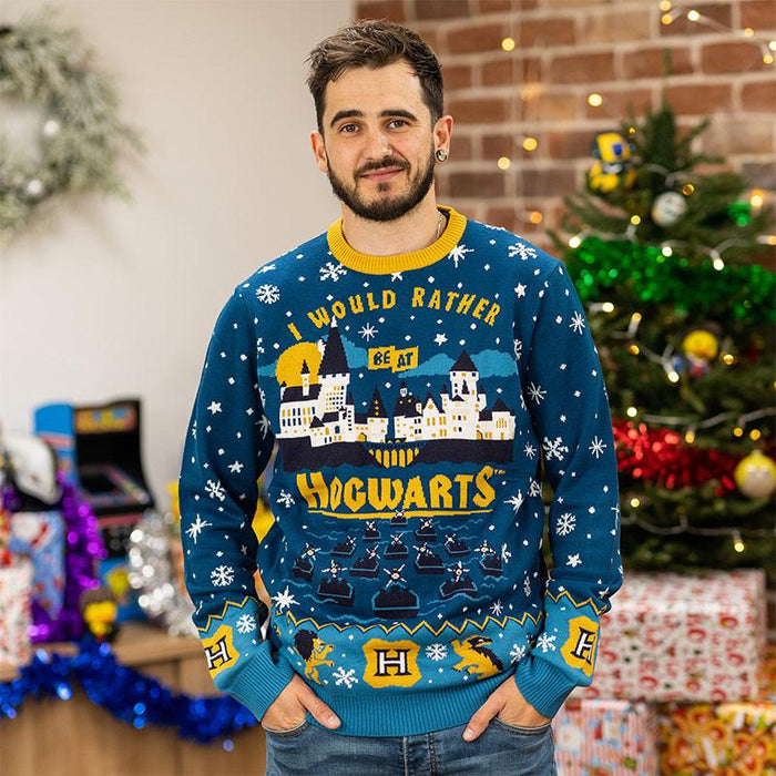 Harry Potter - I Would Rather Be - Ugly Christmas Sweater | yvolve Shop