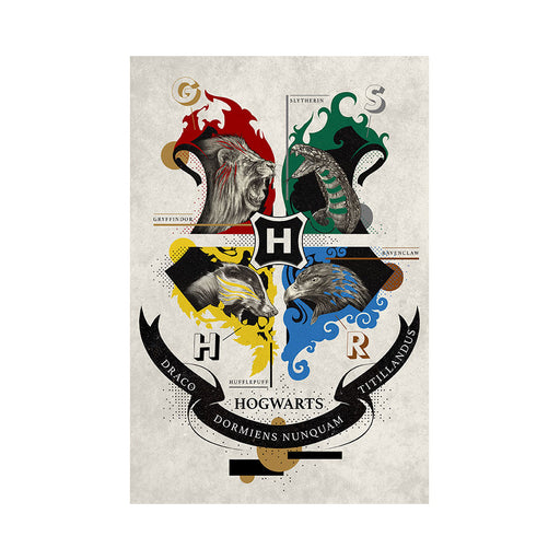 Harry Potter - Animal Crest - Poster | yvolve Shop