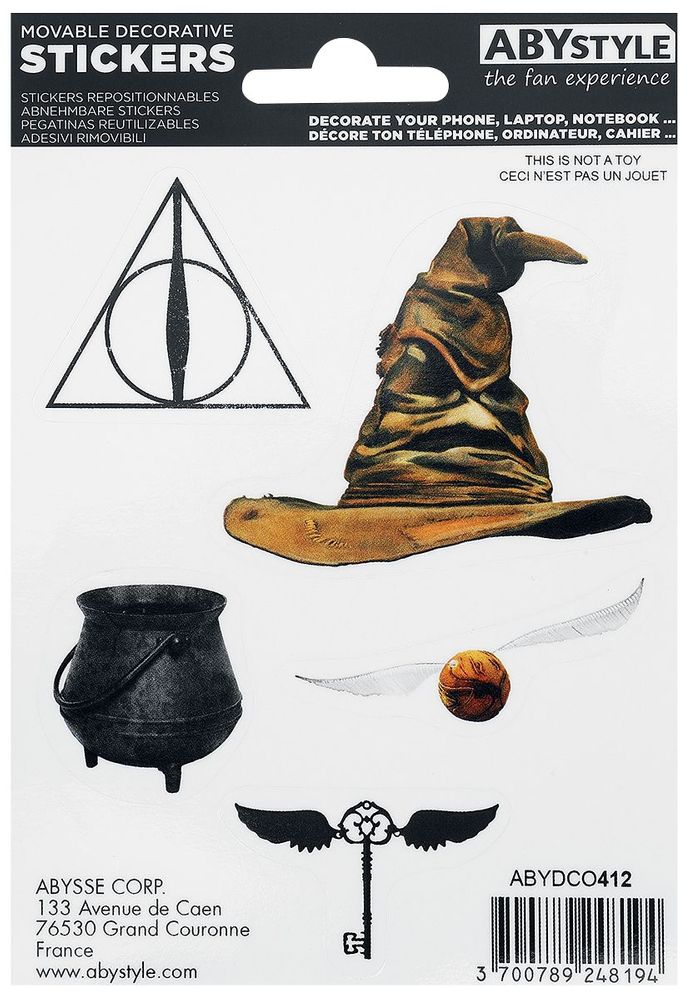 Harry Potter - Magische Objekte - Aufkleber | yvolve Shop