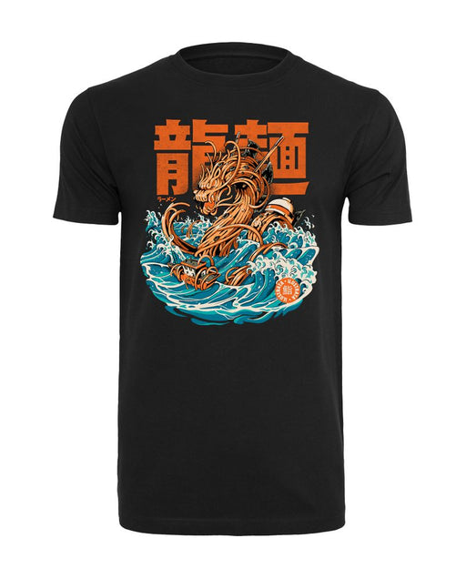 Ilustrata - Black Dark Great Ramen Dragon - T-Shirt | yvolve Shop