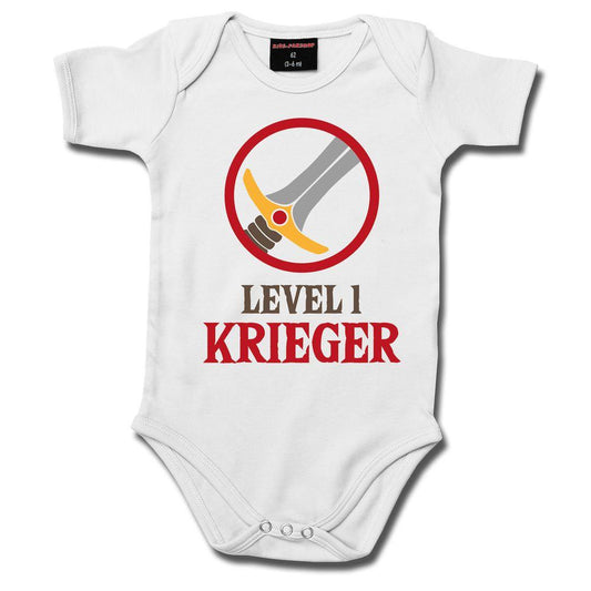 Baby Body - Level 1 Krieger - Strampler - Weiß | yvolve Shop