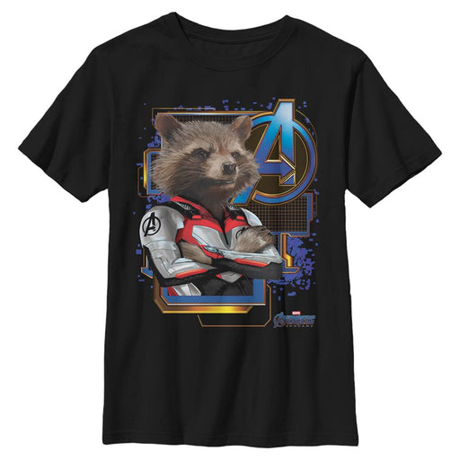 Guardians Of The Galaxy - Space Raccon - Kinder-Shirt | yvolve Shop