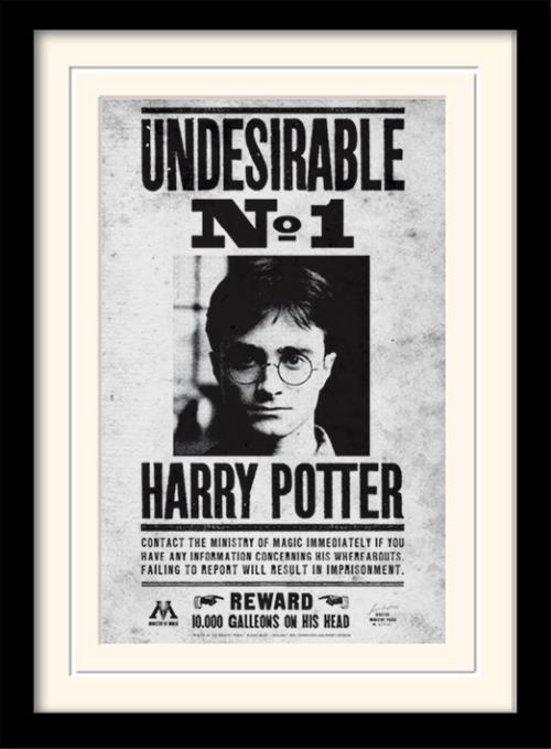Harry Potter - Harry Wanted - Gerahmter Kunstdruck | yvolve Shop