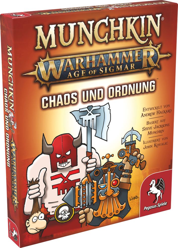 Munchkin - Warhammer Age of Sigmar: Chaos und Ordnung - Erweiterung | Deutsch | yvolve Shop