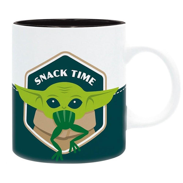 Star Wars Mandalorian Tasse – Grogu (Baby Yoda) Galactic Snacks Design, 325ml Keramik, Offizielles Merchandise