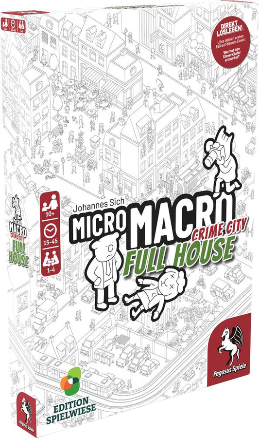 MicroMacro: Crime City 2 - Full House - Brettspiel | Deutsch | yvolve Shop