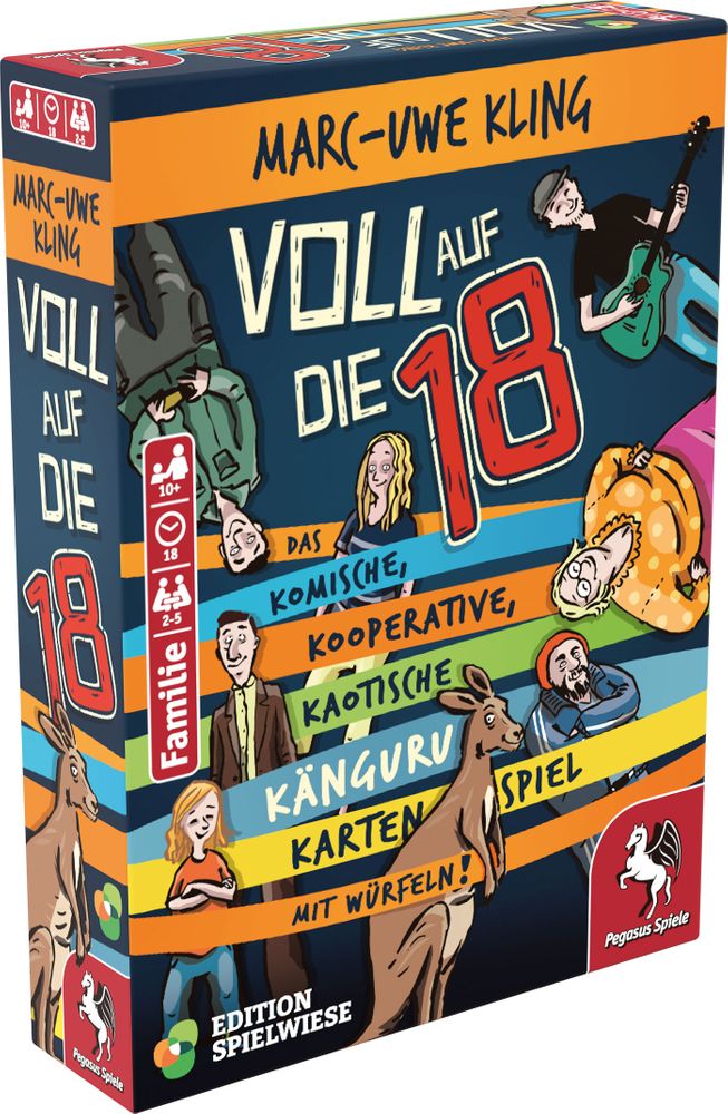 Voll auf die 18 - Das Känguru-Kartenspiel (Edition Spielwiese) | yvolve Shop