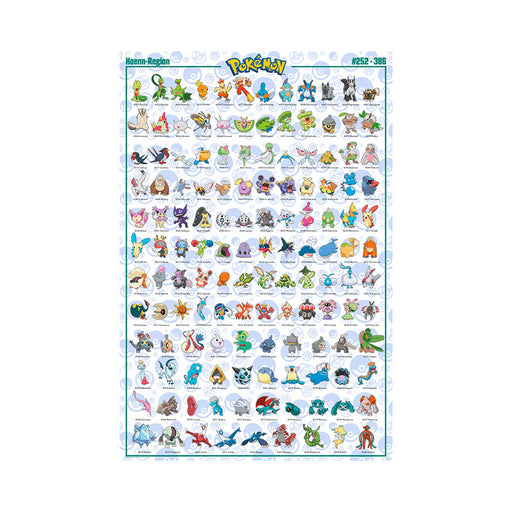 Pokémon - Hoenn Englisch - Poster | yvolve Shop