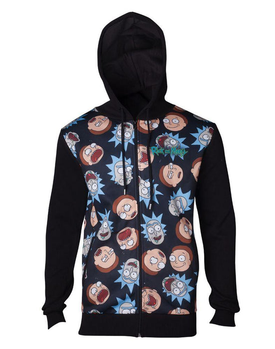 Rick and Morty - Pattern Printed Sublimation - Hoodie | yvolve Shop