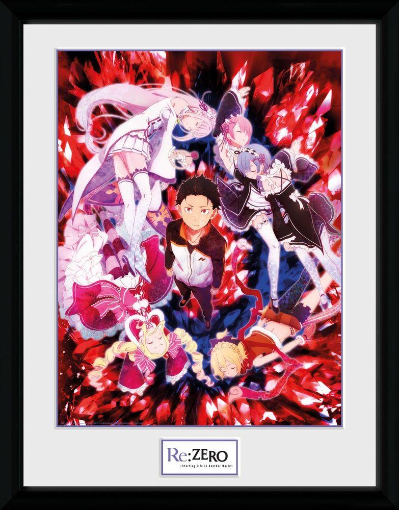 Re:Zero - Key Art - Gerahmter Kunstdruck | yvolve Shop