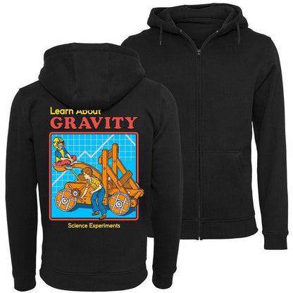 Steven Rhodes - Learn about Gravity - Zip-Hoodie | yvolve Shop