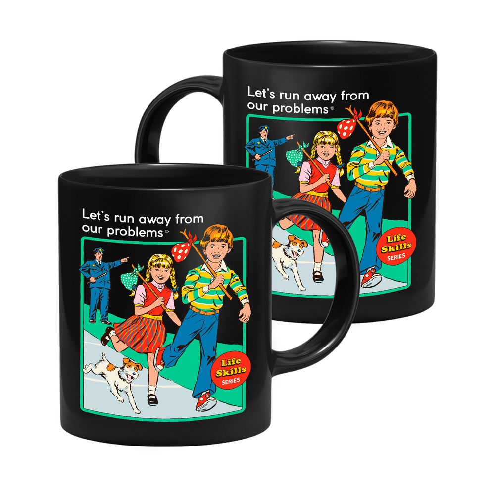 Steven Rhodes - Let’s Run Away - Tasse | yvolve Shop