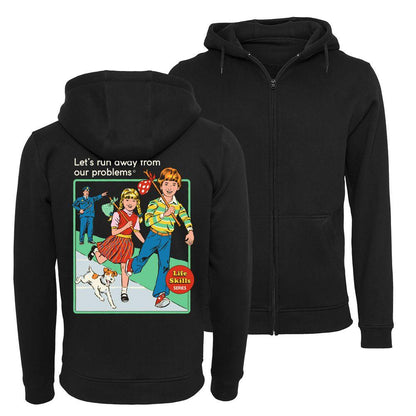 Steven Rhodes - Let’s Run Away - Zip-Hoodie | yvolve Shop