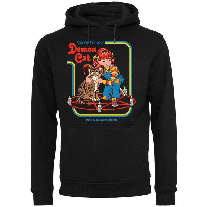 Steven Rhodes - Caring for your Demon Cat - Hoodie | yvolve Shop