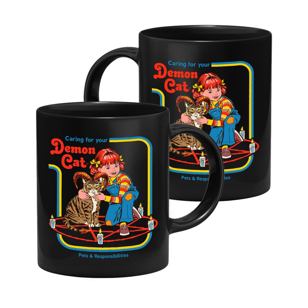 Steven Rhodes - Caring for your Demon Cat - Tasse | yvolve Shop