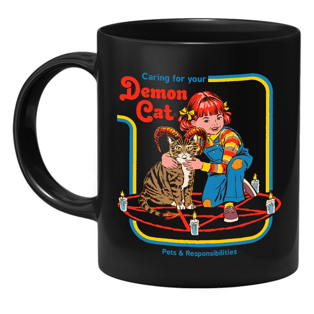 Steven Rhodes - Caring for your Demon Cat - Tasse | yvolve Shop