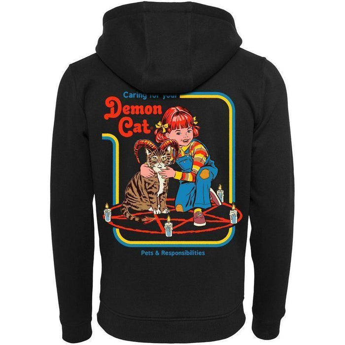 Steven Rhodes - Caring for your Demon Cat - Zip-Hoodie | yvolve Shop