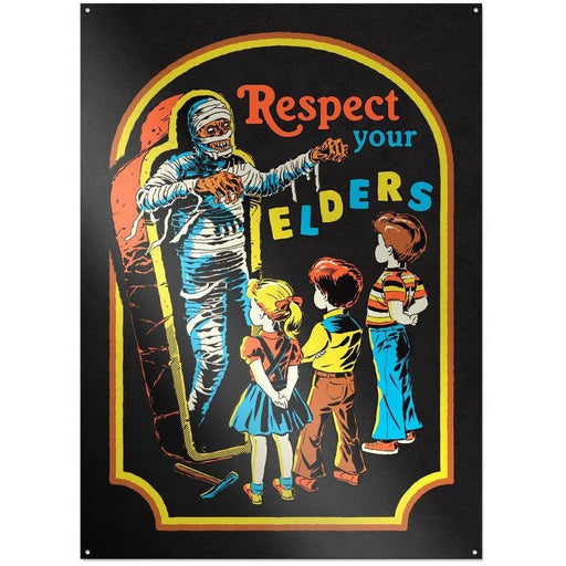 Steven Rhodes - Respect Your Elders - Metallschild | yvolve Shop