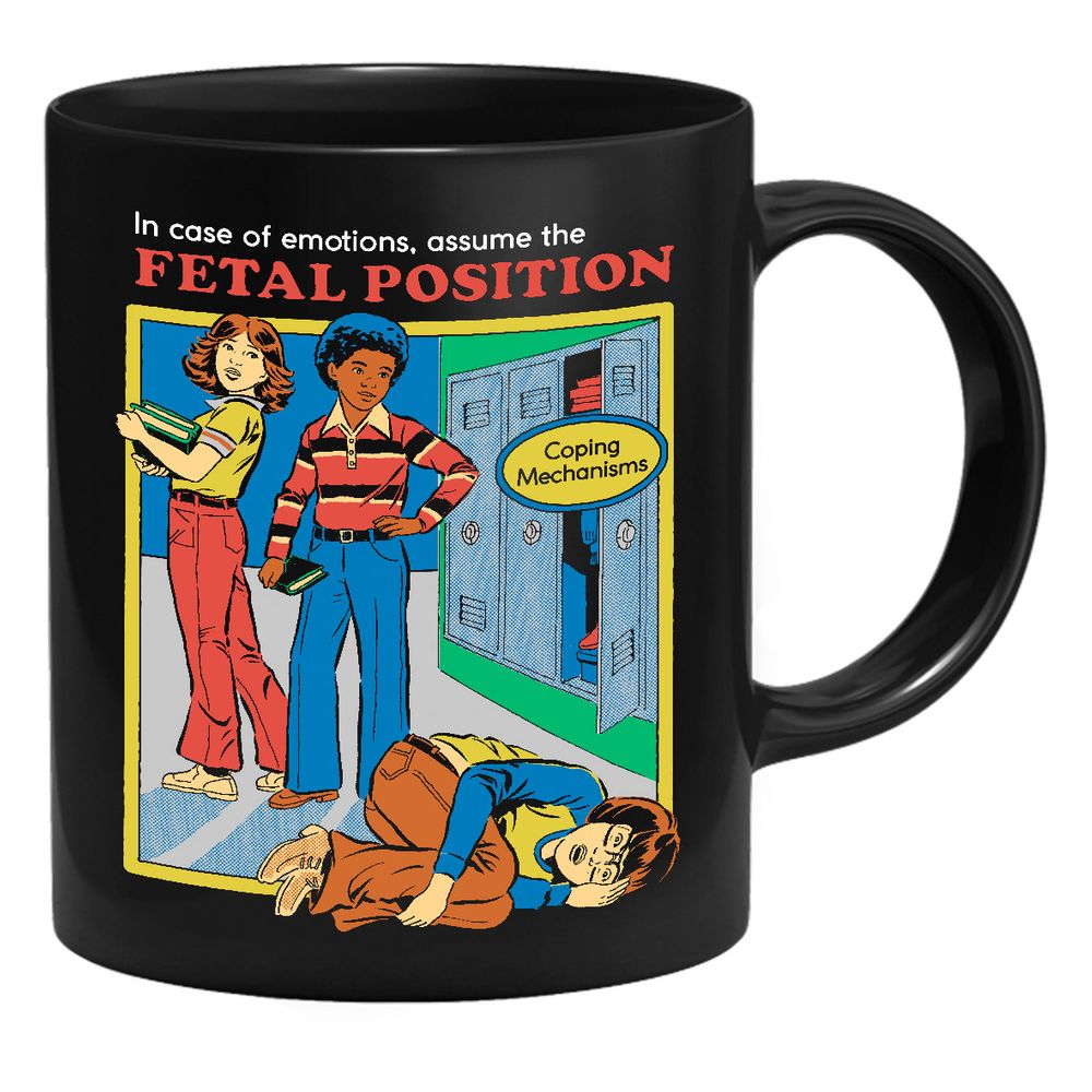 Steven Rhodes - Assume the Fetal Position - Tasse | yvolve Shop