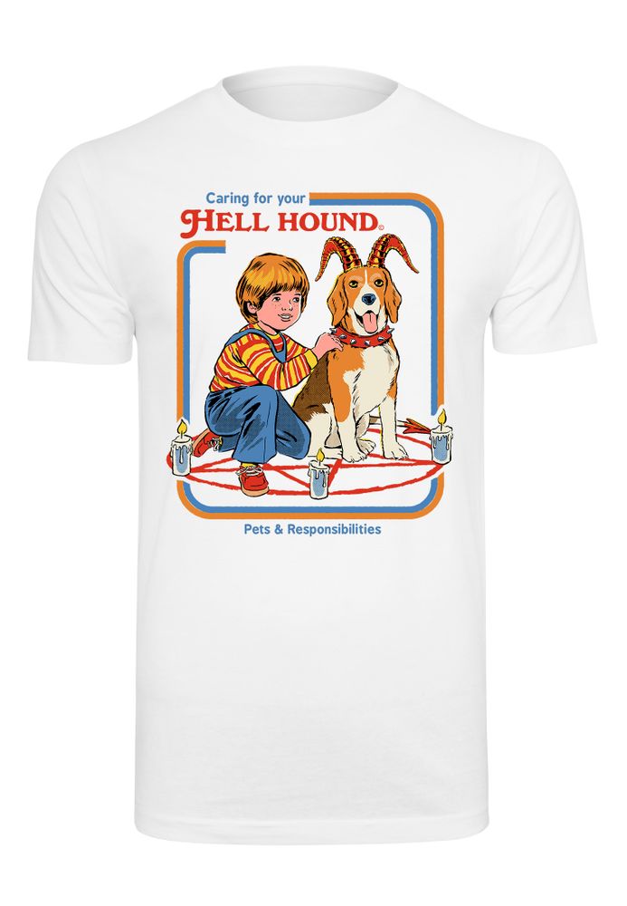 Steven Rhodes - Caring for your hell hound - T-Shirt | yvolve Shop