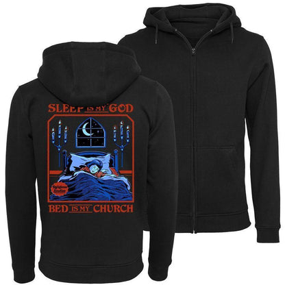 Steven Rhodes - Sleep Is My God - Zip-Hoodie | yvolve Shop